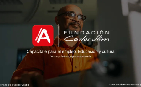Cursos y diplomados en línea gratis de la Fundación Carlos Slim